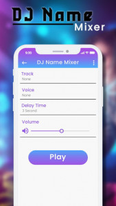 اسکرین شات برنامه DJ Name Mixer Plus - Mix Your Name To Song 2