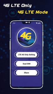 اسکرین شات برنامه 4G LTE Only - Force LTE Network Mode 2