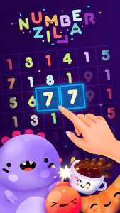 اسکرین شات بازی Numberzilla: Number Match Game 1