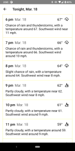اسکرین شات 4 برنامه RadarX: Weather Radar/Forecast