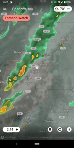 اسکرین شات 1 برنامه RadarX: Weather Radar/Forecast