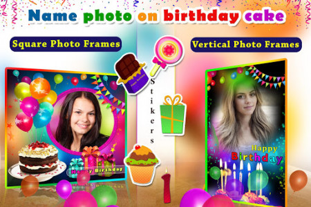 اسکرین شات برنامه Birthday Photo Frames, cards, greetings & wishes 2