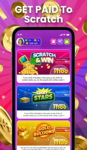 اسکرین شات 2 بازی Scratch app - Money rewards!