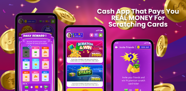 اسکرین شات بازی Scratch app - Money rewards! 1