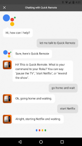اسکرین شات برنامه Quick Remote for Google Home/Assistant & Roku 1