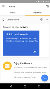 اسکرین شات برنامه Quick Remote for Google Home/Assistant & Roku 2
