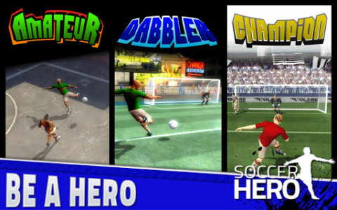 اسکرین شات برنامه Soccer Hero 3