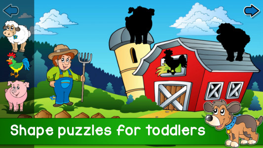 اسکرین شات بازی Baby Games Animal Shape Puzzle 1