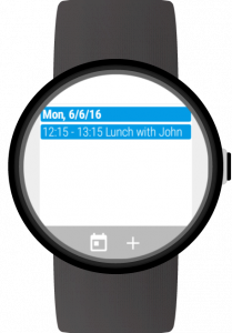 اسکرین شات برنامه Calendar for Wear OS (Android Wear) 5