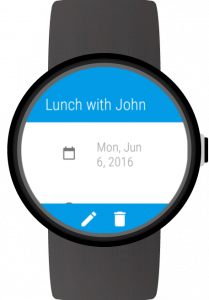 اسکرین شات برنامه Calendar for Wear OS (Android Wear) 4