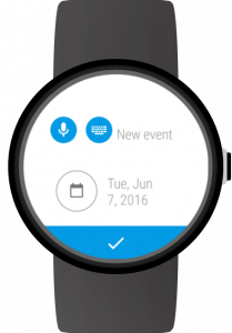 اسکرین شات برنامه Calendar for Wear OS (Android Wear) 2