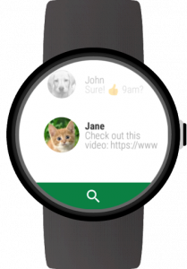 اسکرین شات برنامه Messages for Wear OS (Android Wear) 1