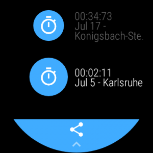 اسکرین شات برنامه Stopwatch for Wear OS watches 2