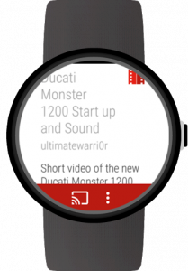 اسکرین شات برنامه Video Player for YouTube on Wear OS smartwatches 4