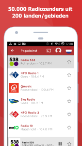 اسکرین شات 2 برنامه myTuner FM Radio Netherlands