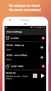 اسکرین شات برنامه myAlarm Clock - News and Radio 6