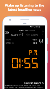 اسکرین شات برنامه myAlarm Clock - News and Radio 1