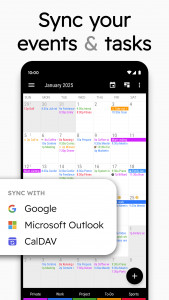 اسکرین شات 1 برنامه Business Calendar 2 Planner
