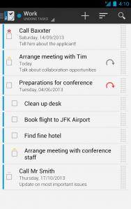 اسکرین شات 1 برنامه Business Tasks