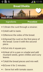 اسکرین شات برنامه Vegetarian Recipes : Cookbook 4