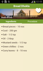 اسکرین شات برنامه Vegetarian Recipes : Cookbook 3