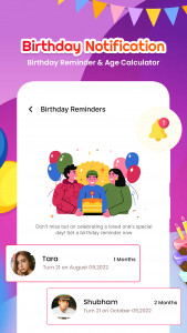اسکرین شات برنامه Birthday Video Maker With Song 4
