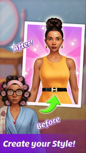 اسکرین شات 4 بازی Style & Makeover: Merge Puzzle