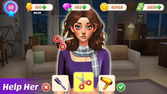 اسکرین شات بازی Style & Makeover: Merge Puzzle 1