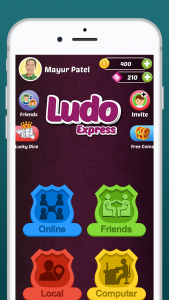 اسکرین شات بازی Ludo Express : Online Ludo 1