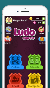 اسکرین شات 1 بازی Ludo Express : Online Ludo