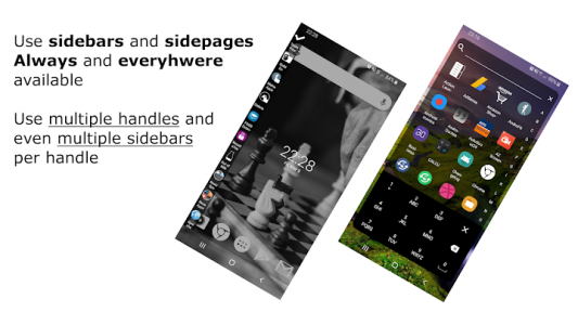 اسکرین شات برنامه Everywhere Launcher - Sidebar Edge Launcher 1