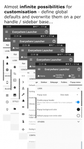 اسکرین شات برنامه Everywhere Launcher - Sidebar Edge Launcher 6