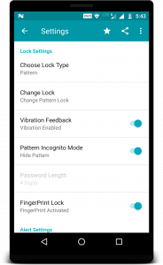 اسکرین شات برنامه AppLocker - Lock Your Apps 8