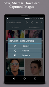 اسکرین شات برنامه Intruder Selfie Alert 3