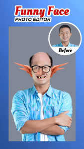 اسکرین شات 3 برنامه Funny Face Photo Editor 2024