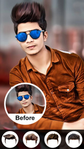 اسکرین شات برنامه Man Hairstyle Photo Editor2024 1