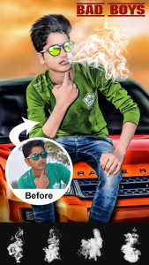 اسکرین شات 4 برنامه Smoke Effect Photo Editor 2025