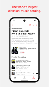 اسکرین شات 2 برنامه Apple Music Classical