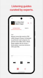 اسکرین شات 5 برنامه Apple Music Classical