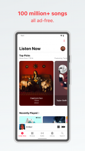 اسکرین شات برنامه Apple Music 1