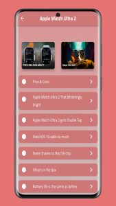 اسکرین شات 1 برنامه Apple Watch Ultra 2 Guide