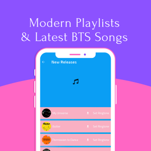 اسکرین شات برنامه BTS : Bts Songs and Wallpapers 3