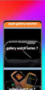 اسکرین شات برنامه apple watch series 7 3