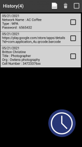 اسکرین شات 2 برنامه QR code Scanner app