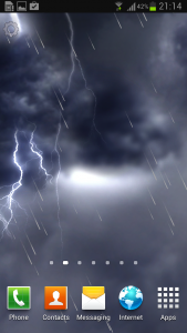 اسکرین شات برنامه Stormy Lightning HD 3