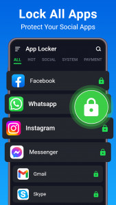 اسکرین شات 1 برنامه App Lock - Fingerprint Lock