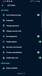 اسکرین شات برنامه Applock - App Lock Password 8