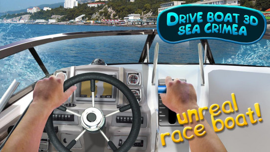 اسکرین شات بازی Drive Boat 3D Sea Crimea 1