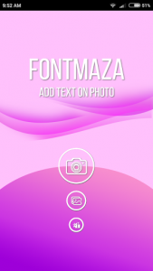 اسکرین شات برنامه Text on Photo - FontMaza 1
