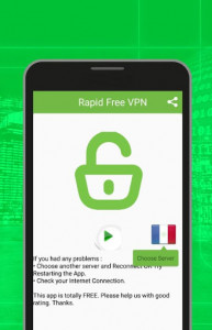 اسکرین شات برنامه Rapid Free VPN 3